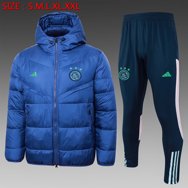 Abrigo Plumón Ajax Conjunto Completo 2024-25 Azul